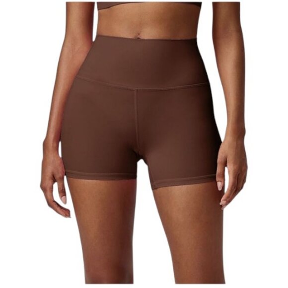 Reflex brown high rise biker shorts size S NWT - Picture 1 of 4